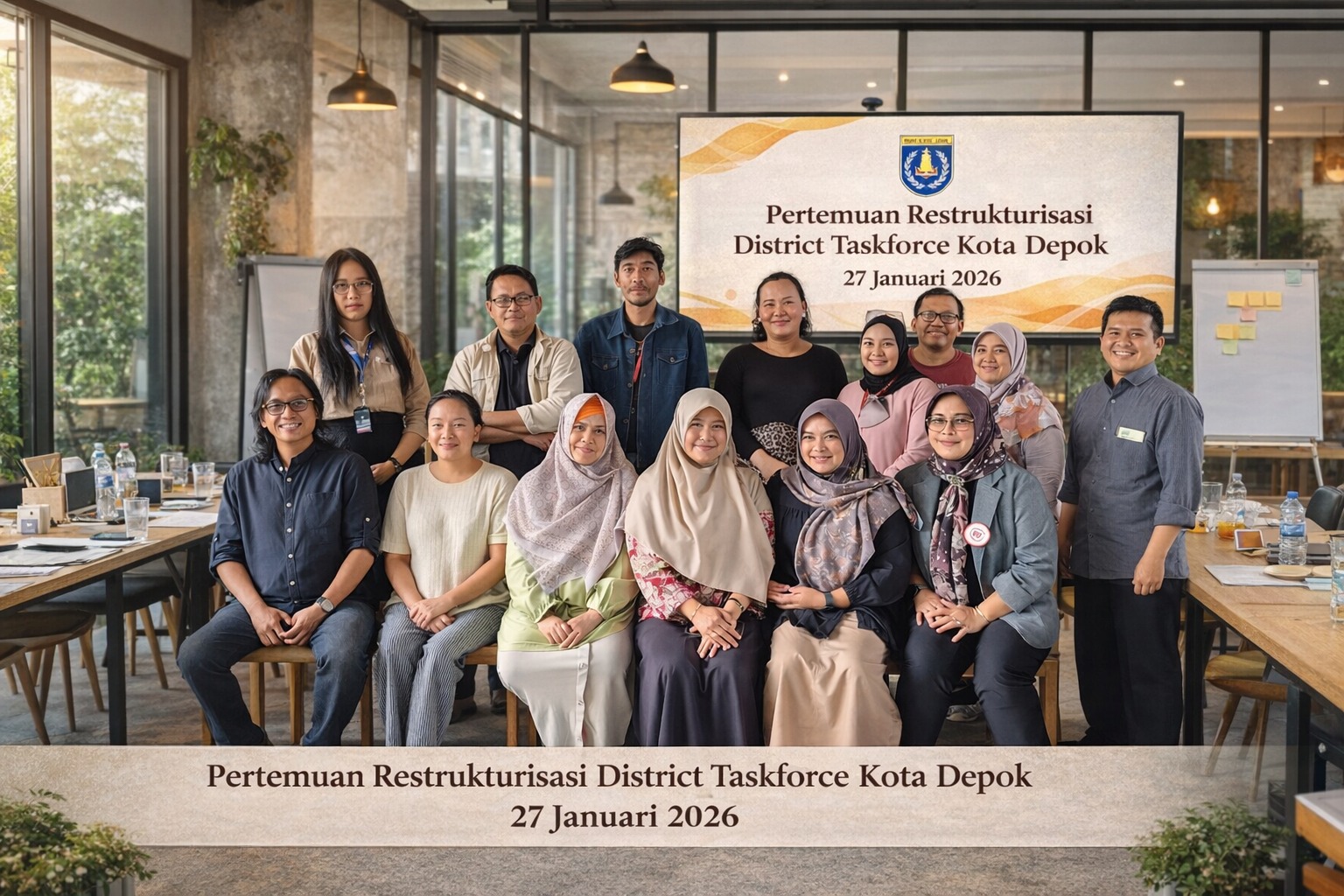 District Taskforce Kota Depok Bahas Restrukturisasi dan Prioritas Advokasi HIV 2026