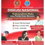 Awali 2026, PWI Depok Gelar Diskusi Nasional Lawan Hoaks dalam Pemberitaan Bencana