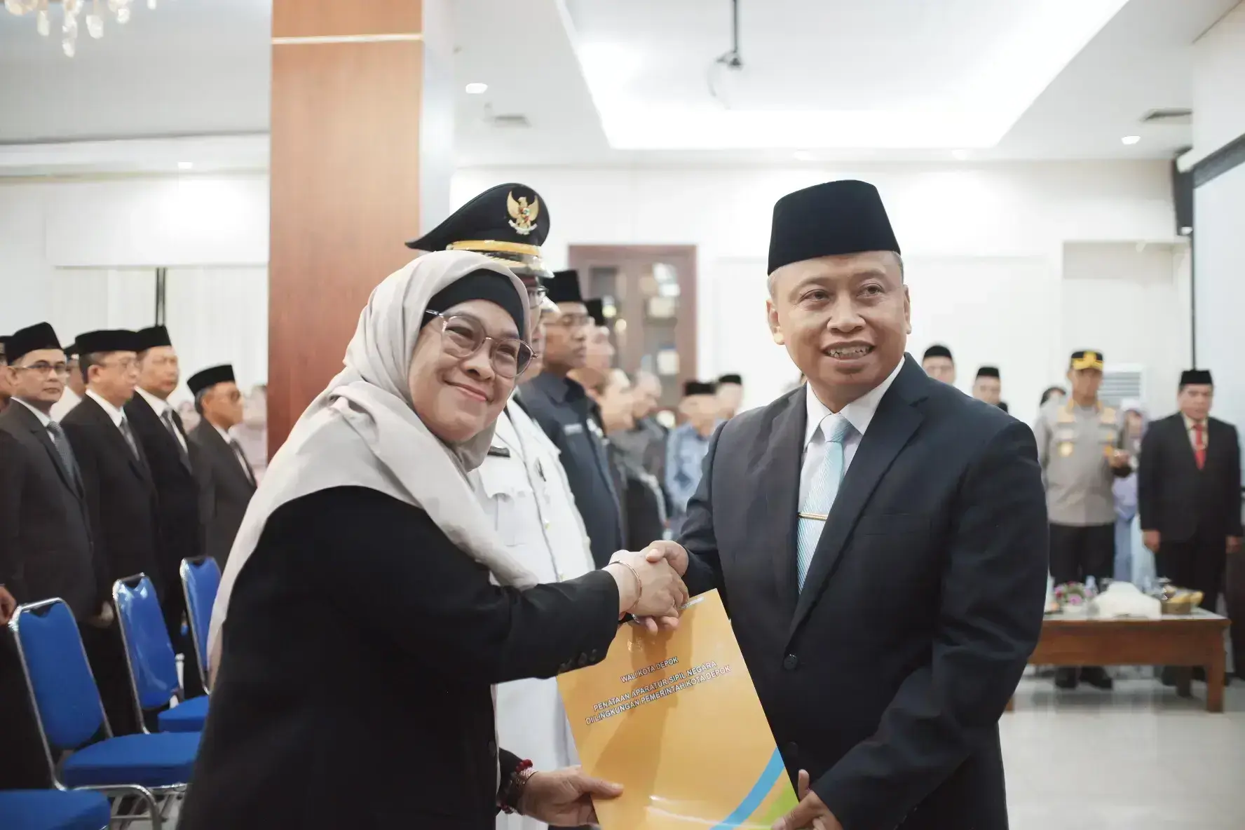 Mutasi 136 ASN Depok, Walikota Supian Suri Dorong Birokrasi Berorientasi Hasil